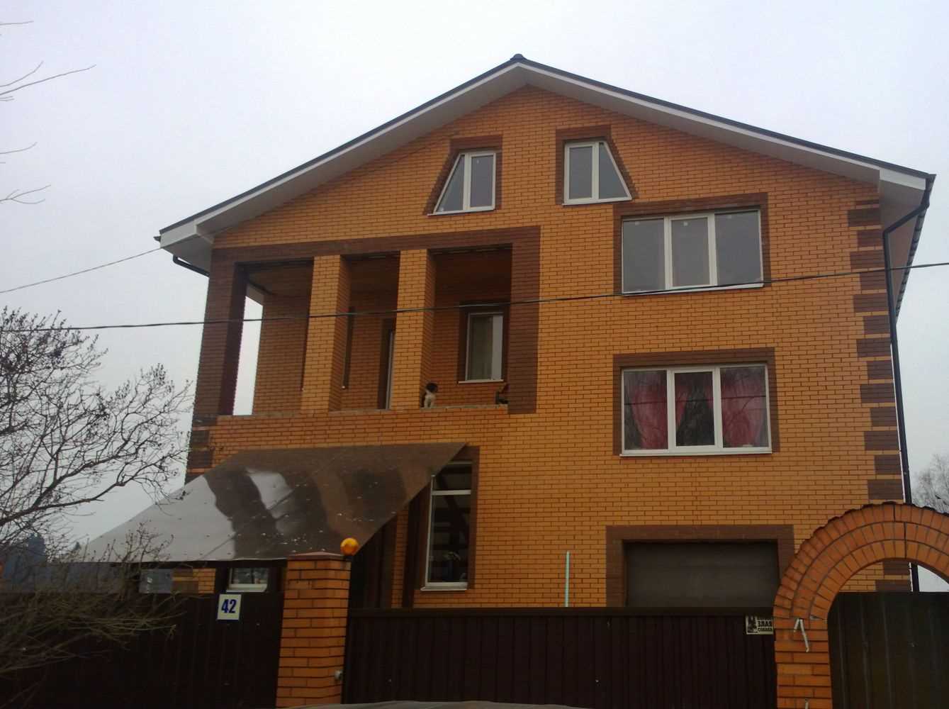 Остекление коттеджа в Бурцево — исполнение в профиле Sib-Design